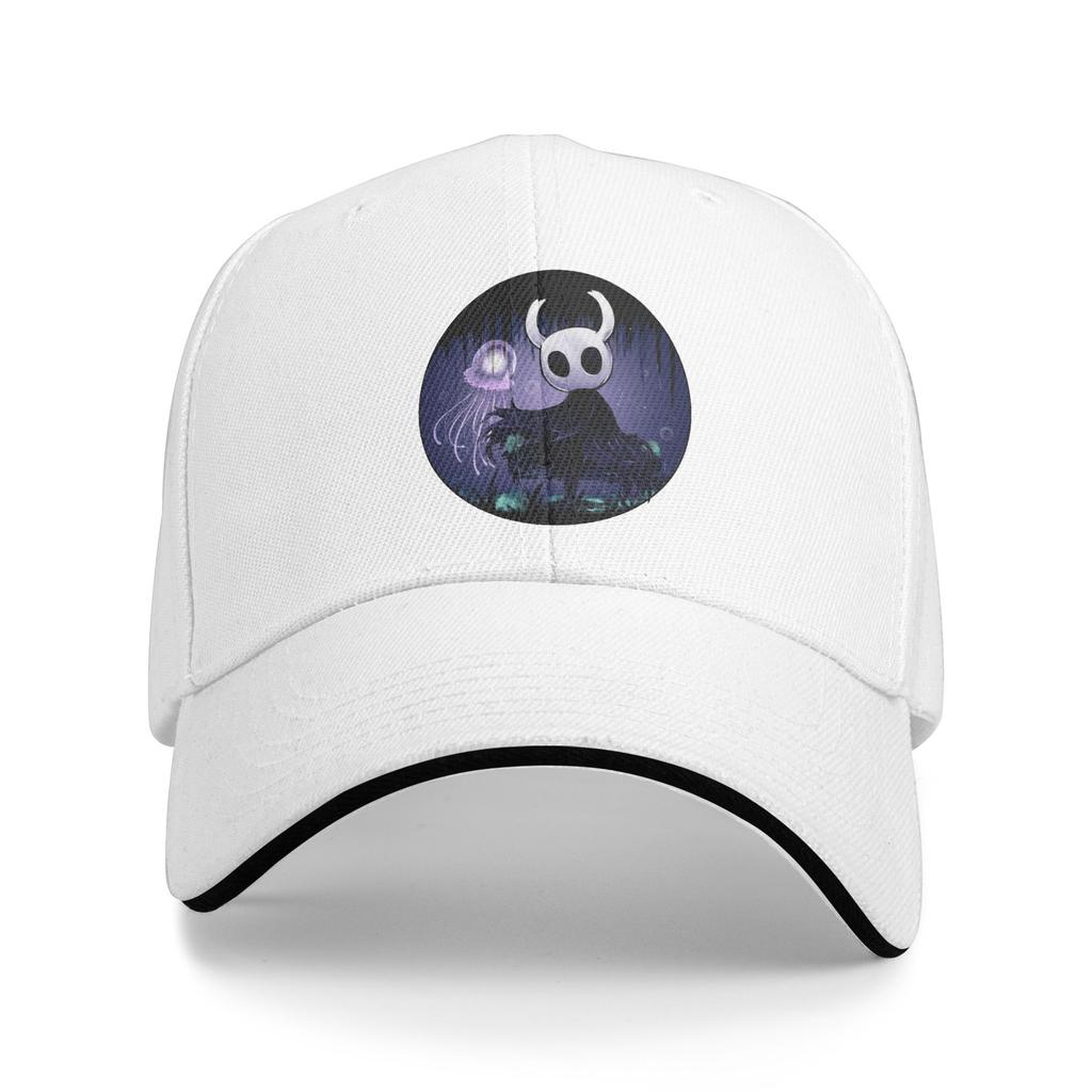 Funny Video Game Hollow Knight  Baseball Caps Hip Hop  Sandwich Caps for Unisex Women Adjustable Headwear Outdoor