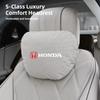 rlbn5 Car Headrest Neck Pillow & Lumbar Support Cushion Auto Interior For Honda CR-V Accord Civic HR-V Pilot Odyssey Fit Jazz Vezel