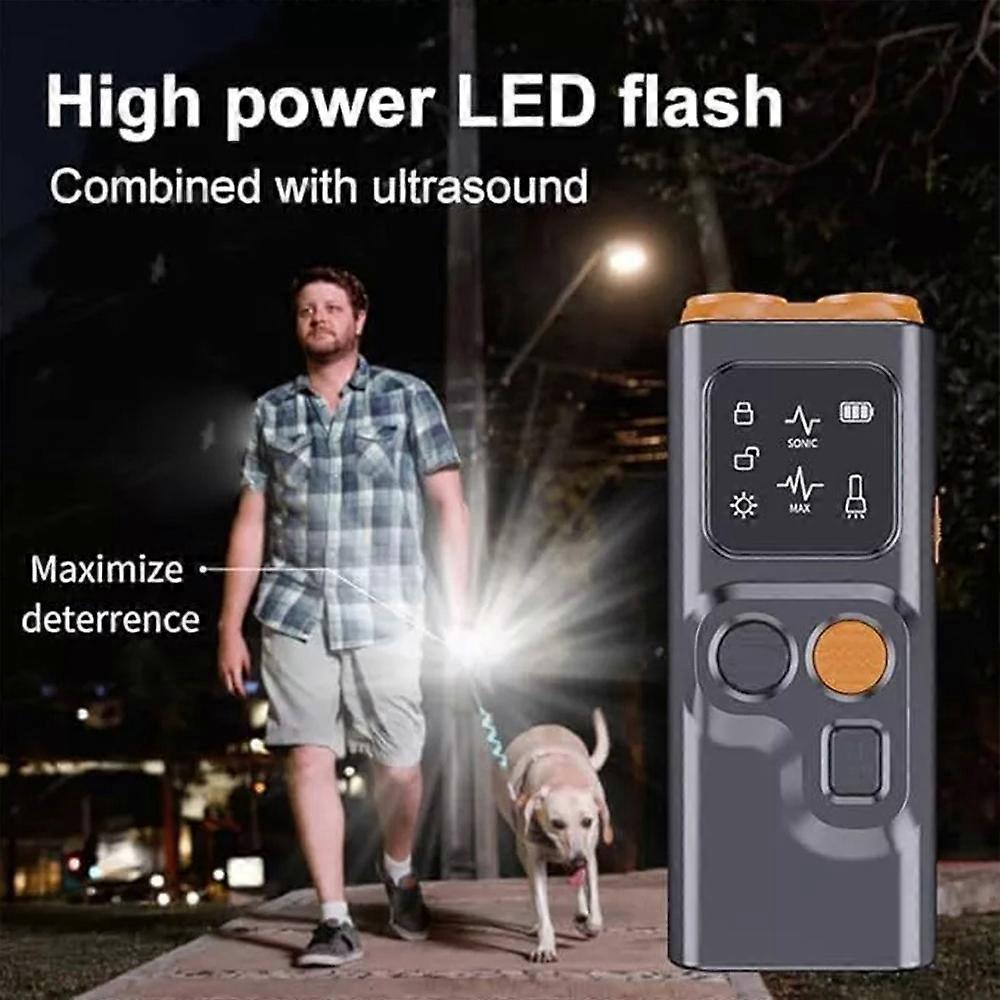 New Ultrasonic Dog Deterrent Device with Screen, Anti-Barking Device with