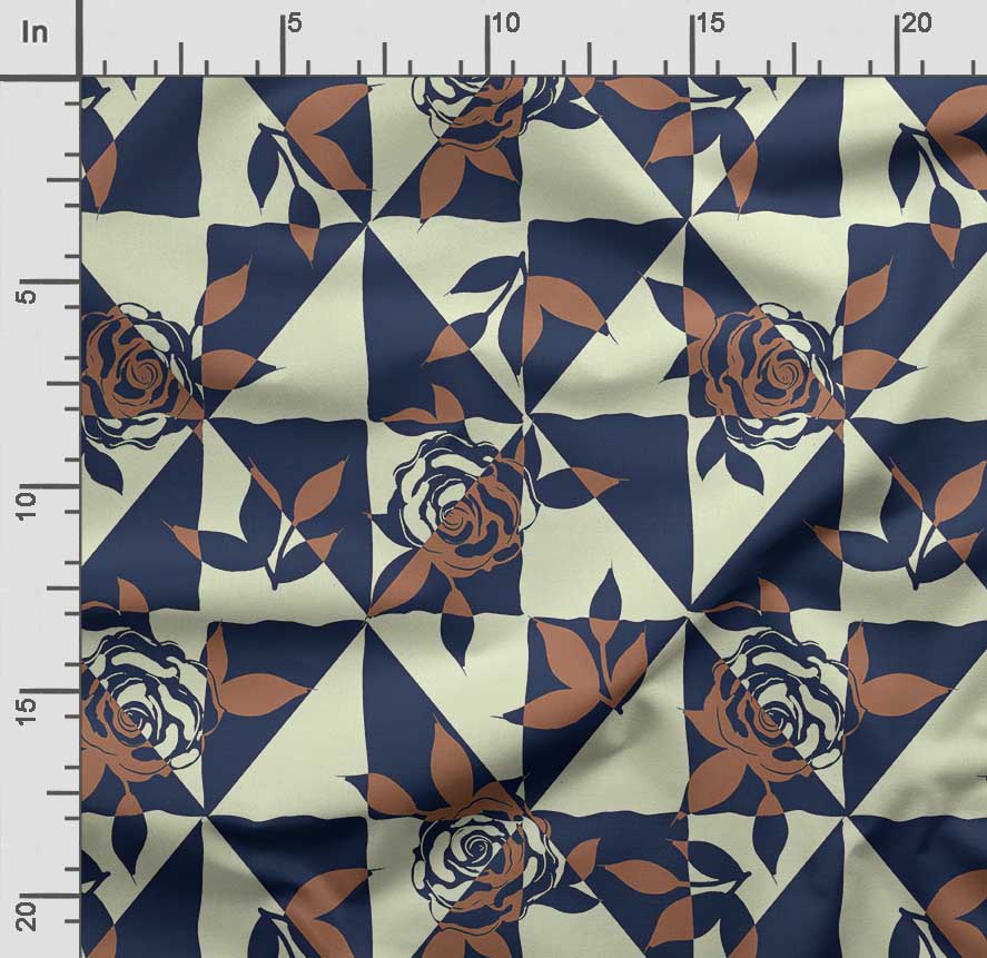 Soimoi Цветочный принт, хлопковый батист, ткань для квилтинга, продаваемая во дворе, хлопчатобумажная ткань средней плотности шириной 42 дюйма,