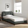 VidaXL Bed Frames Without Mattress Hvar, Upholstered Bed, Slatted Bed Base, Single Bed, Adult Bedroom Bed 3207752