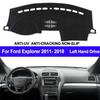 Car Dashboard Cover Dash Mat Dash Pad Carpet Dashmat Anti-UV For Ford Explorer 2011 2012 2013 2014 2015 2016 2017 2018