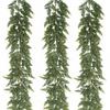 Artificial Cypress Leaf Rattan Christmas Fireplace Decoration