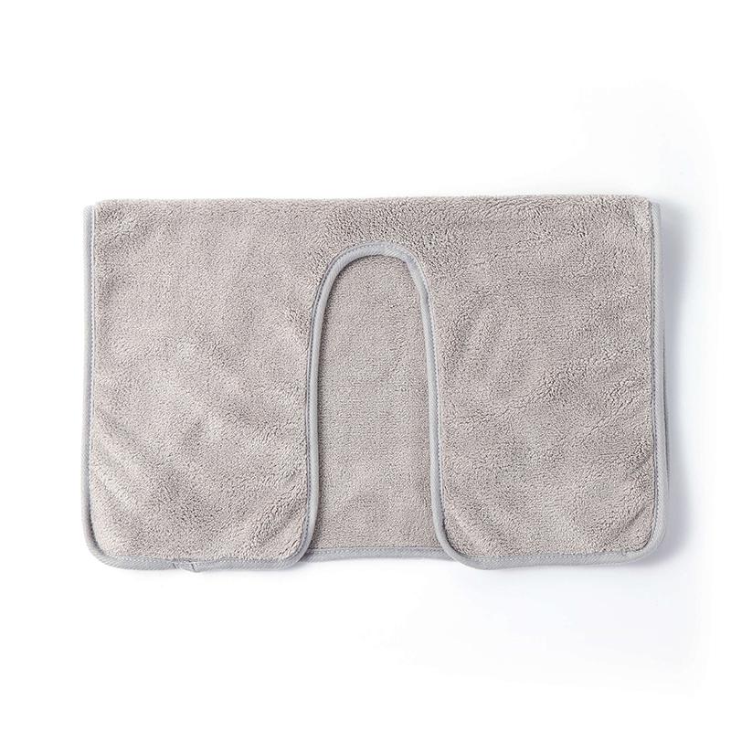 1 шт. Салон красоты Уход за кожей Массажное полотенце Микрофибра Индивидуальная процедура Обертывание для лица Спа Обертывание для шеи и лица Полотенце Теплое U-образное Мягкое полотенце