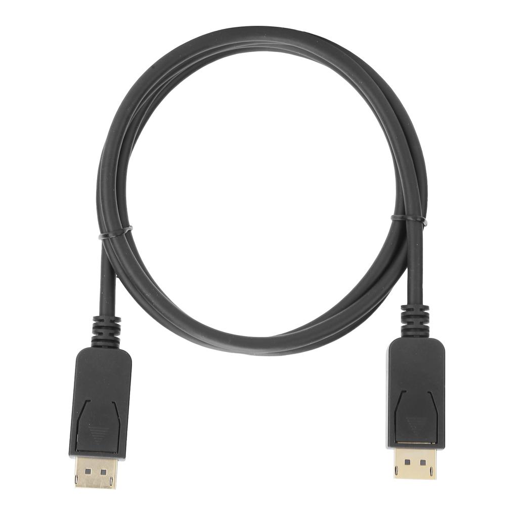DP to DP Cable Black ABS Material Version 1.2 for Computer Display Converter 4k 60hz