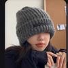 Корейские шапки для женщин Осенью и Зимой Модные и Универсальные Плюс Бархатная Утолщенная Теплая Ветрозащитная Шерстяная Шапка Уличная Защищающая от Холода Шапка