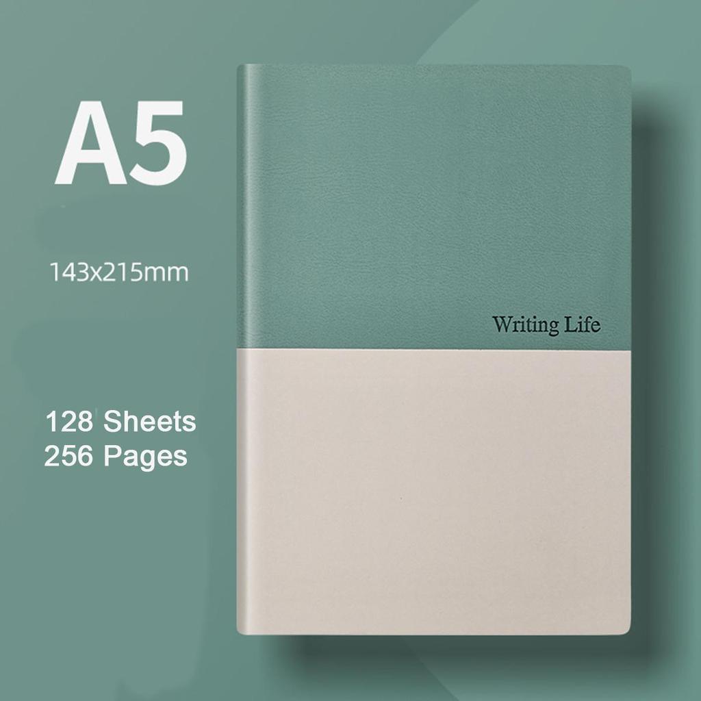 (Возможна гравировка логотипа) Мягкая кожаная тетрадь для школьников формата А5, дневник, рабочая тетрадь, журнал для записей деловых встреч, заметки по предметам, справочник