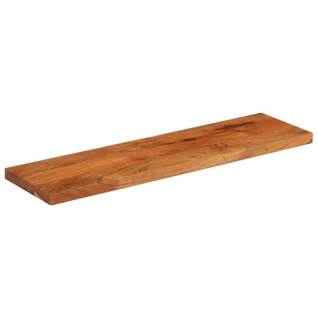 Table Top 100 x 20 x 3.8 cm Rectangular Solid Acacia Wood