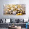 Canvas Painting Abstract Canvas Art Print Elegant Cream Flora Perfect for Living Room Decor, Wall Art Picture