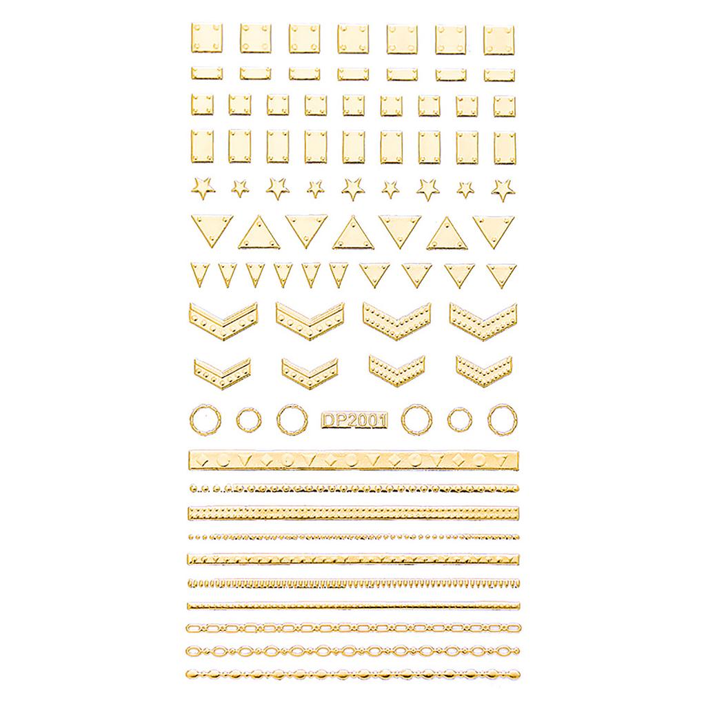 Nail Nail Sticker Decoration Geometry Style Geometry Shape Simple Nail Sticker For Women Beauty Health