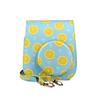 HIYQIN Instax FUJIFILM Instax Case Cute Camera Bag with Shoulder Strap PU Leather Case, Mini12/11/9/8+/8 (lemon Pattern)
