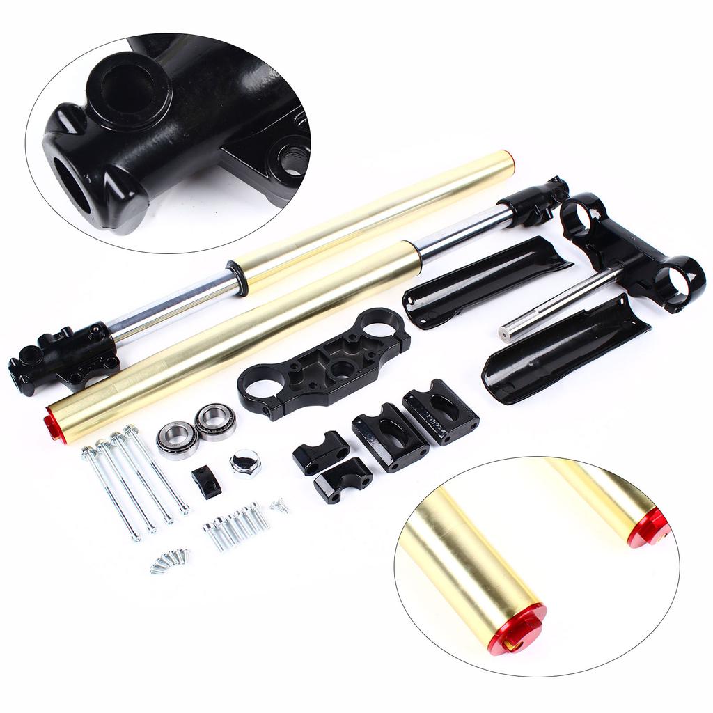 29" 45 мм/48 мм тройной зажим передней вилки амортизатор комплект для 110 куб. см 125 куб. см Pit Dirt Bike мотоцикл китайский мотоцикл