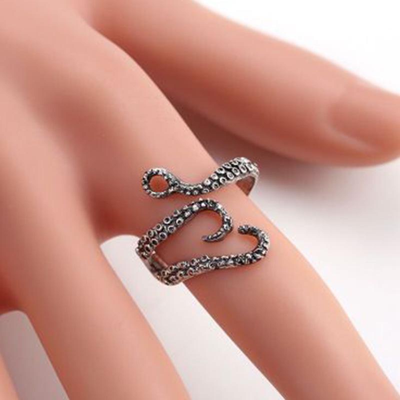 E-Commerce Retro Octopus Shape Ring Popular Fashion Women'S Jewelry