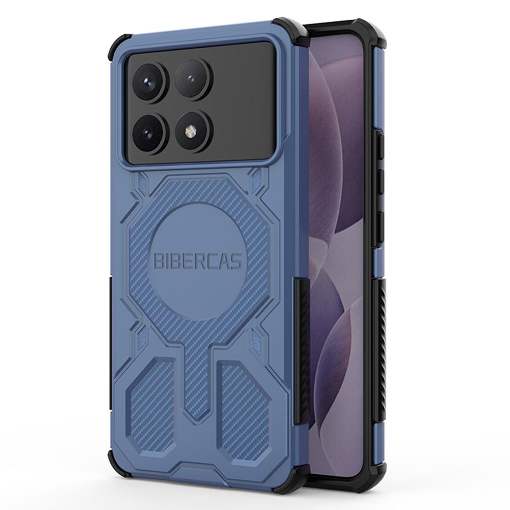 BIBERCAS J-16 Series Phone Case For Xiaomi Poco F6 Pro 5G/Redmi K70 Pro 5G/K70 5G Compatible with MagSafe Anti Drop TPU+PC Cover