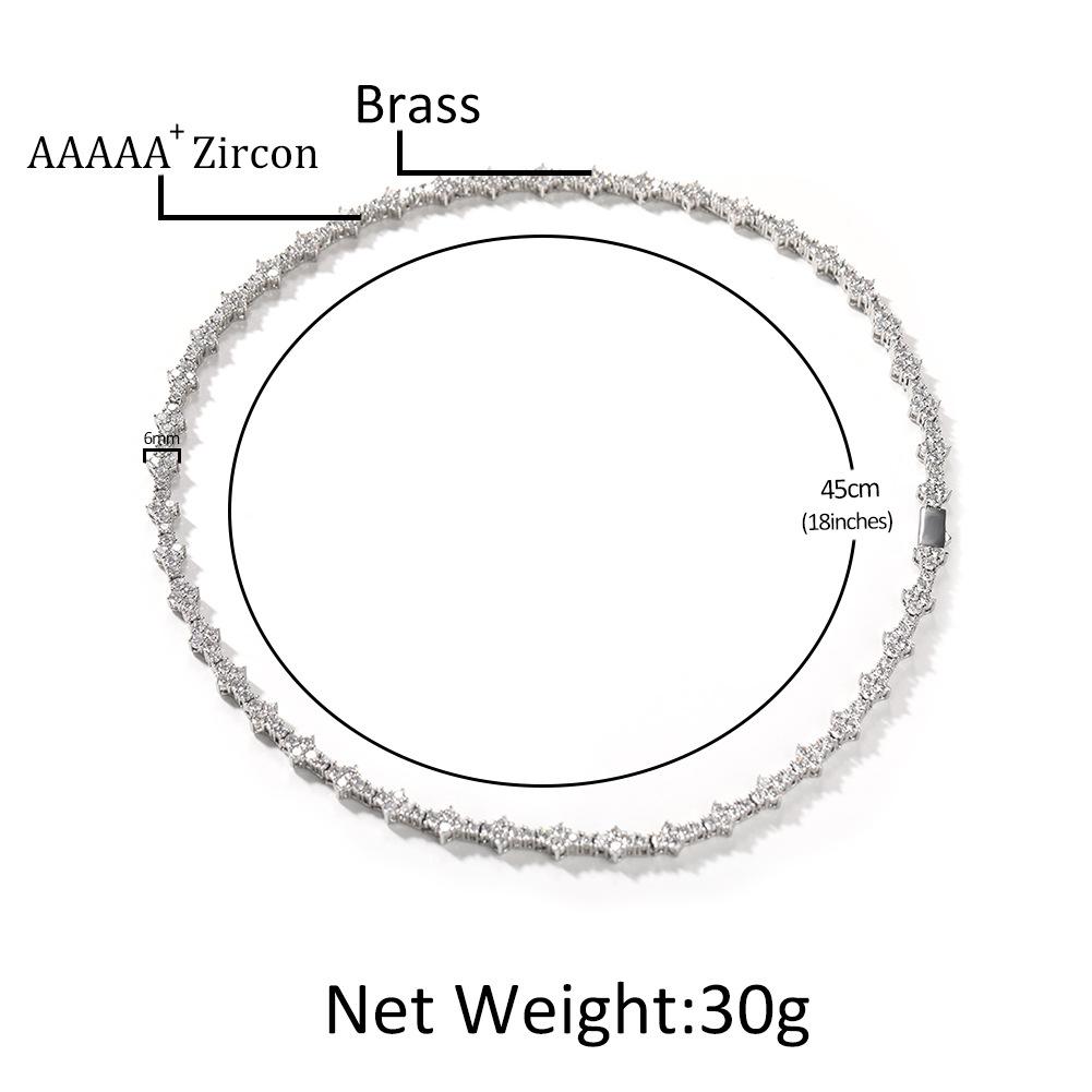 Персонализированное ожерелье в стиле хип-хоп, инкрустированное бриллиантами, мужское, рэп, модный бренд, высококлассная пружинная застежка, самолет, теннисная цепочка, ювелирное изделие