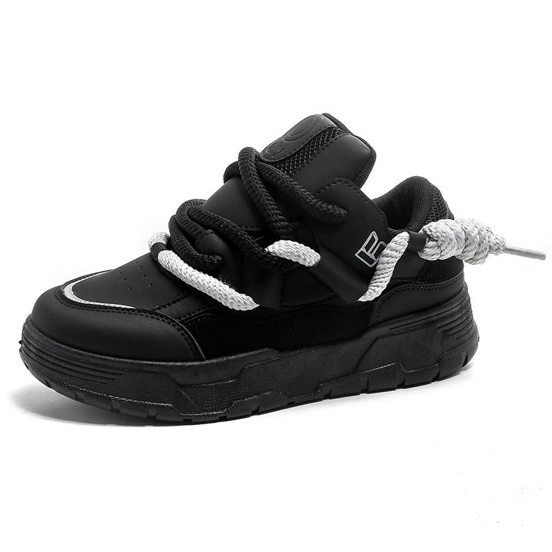 Chunky Vulcanized Shoes For Men Fashion Casual Sport Walking Sneakers Street Style Platform Men’s Basketball Canvas Sneakers New