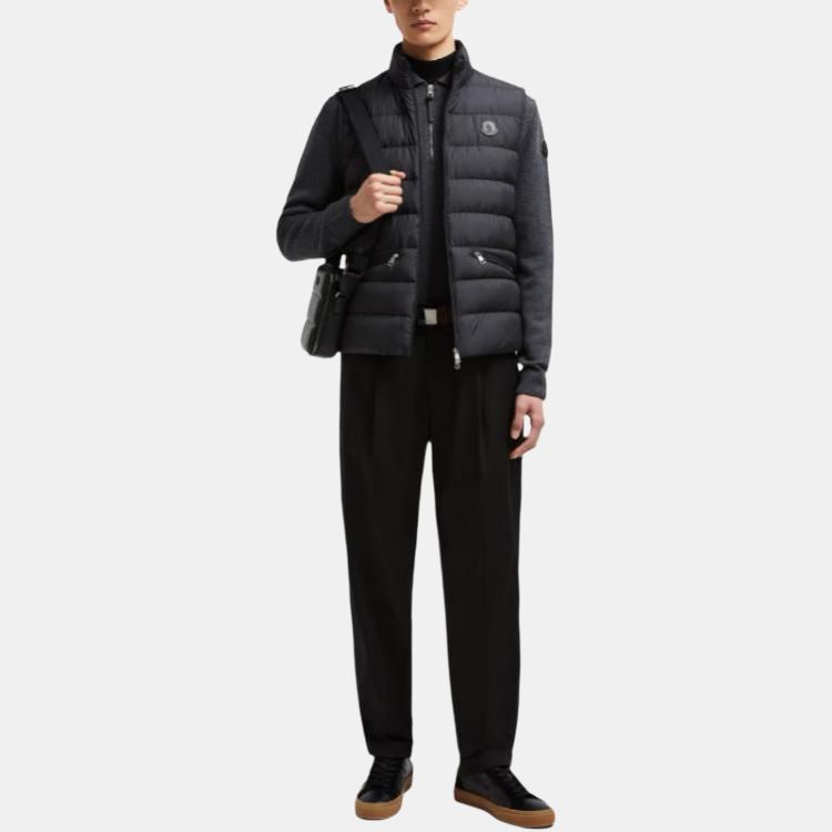 Moncler Treompan Collection Down Vest Men's Black K20911A00128549SK999
