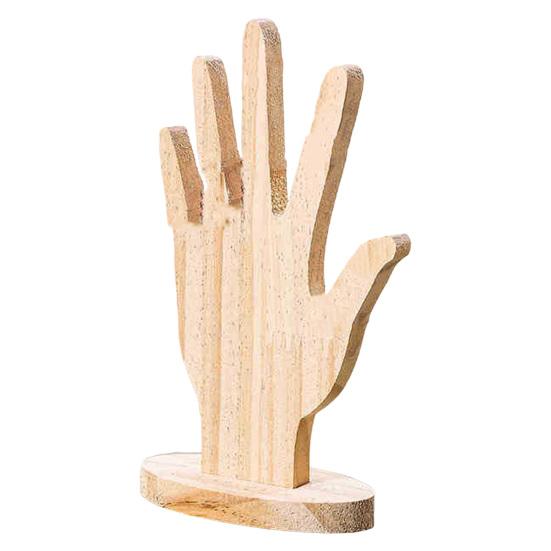 Подставка для ювелирных изделий, держатель для пальцев, прочная конструкция, высокая устойчивость, многоцелевой, декоративный, деревянный