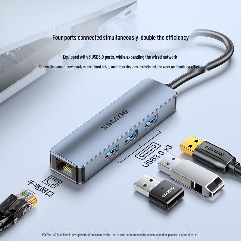 ShanZe USB to Ethernet Adapter: Mac Laptop RJ45 Gigabit Network Converter