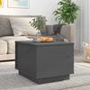 813412 vidaXL Coffee Table Grey 40x50x35 Cm Solid Pine Wood