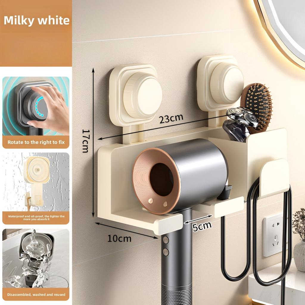 1 шт. Полка-держатель для фена, аксессуары для ванной комнаты, держатель для фена, настенная подставка для сушки, подставка для выпрямителя, органайзер для фена, коробка