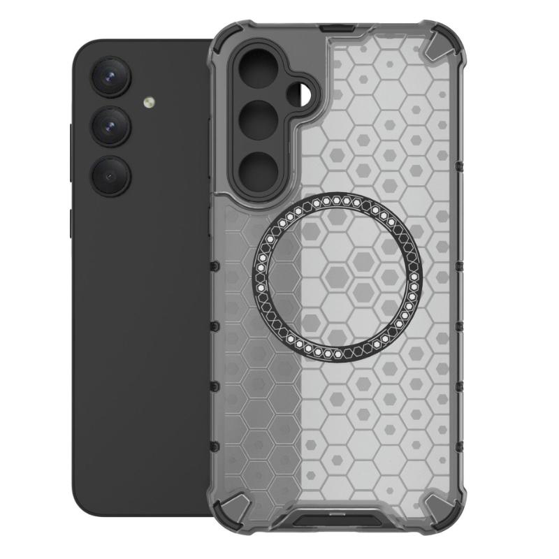 Для Samsung Galaxy A55 Магнитное кольцо задняя крышка телефона чехол Magsafe кольцо беспроводная зарядка объектив защита противоударные чехлы