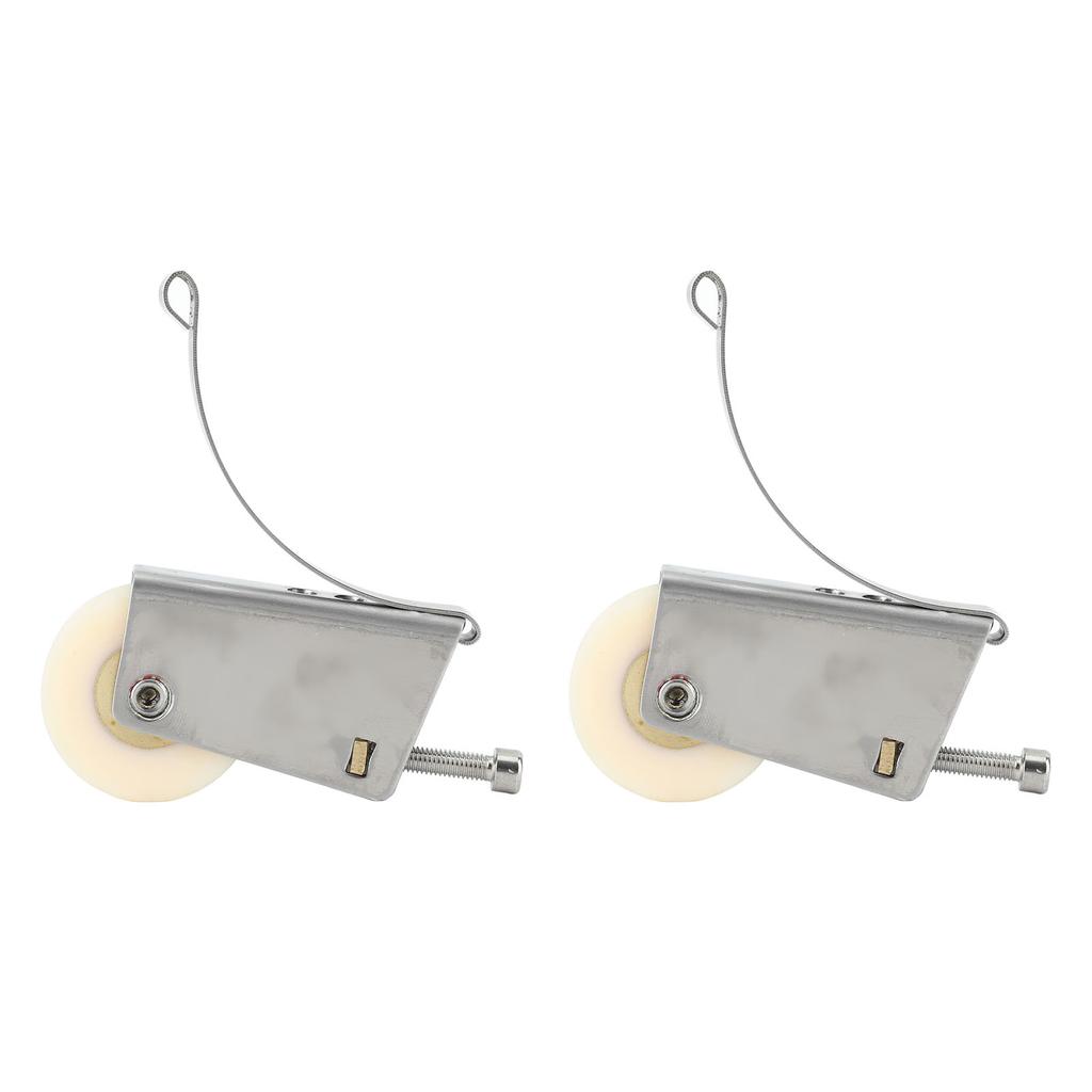 2Set Cabinet Sliding Door Window Roller Pulley Stainless Steel Sliding Door Window Roller Pulley