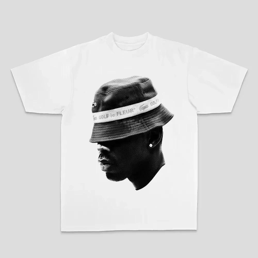 Летняя футболка Tyler The Creator для мужчин и женщин, Tyler рэп хип-хоп американский стрит принт, прямая печать, хлопок, футболка с коротким рукавом