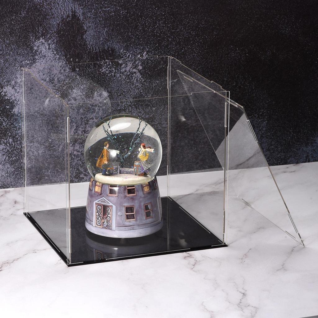 Uxcell Display Case, Dustproof, Protective Cube, Clear Acrylic, 30x30x30 Cm