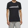 Adidas T Shirts Men's Black Crew Neck Moderate Straight Fit DZ2214