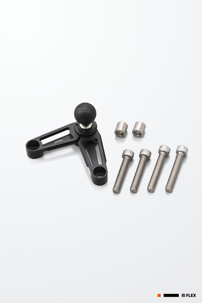 Daytona Motorcycle Smartphone Holder for Flex Optional Handlebar Post Base FSH, B-4 (60724)