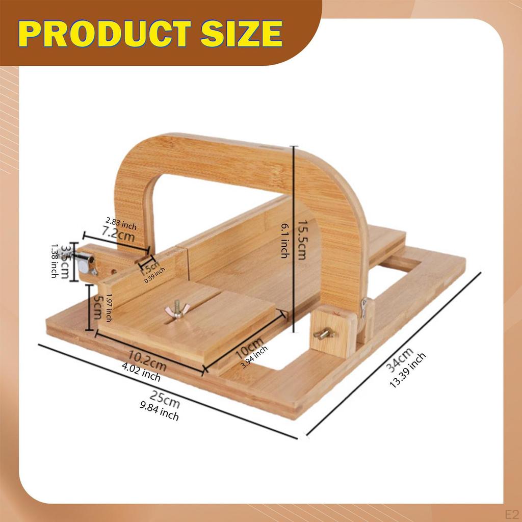 Деревянный резак для мыла DIY Инструмент для изготовления Профессиональный Домашний Регулируемый Проволочный Слайсер для резки хлеба