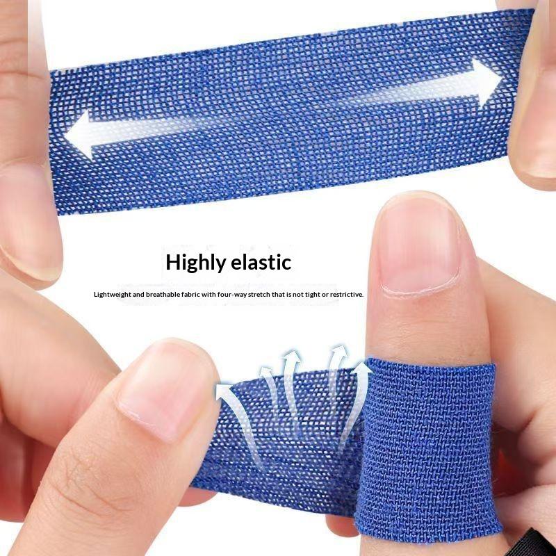 10Pcs Lightweight Elastic Finger Protector Tape Non-slip Bowling Thumb Wrap Support Pads for Portable Travel Sports Carry