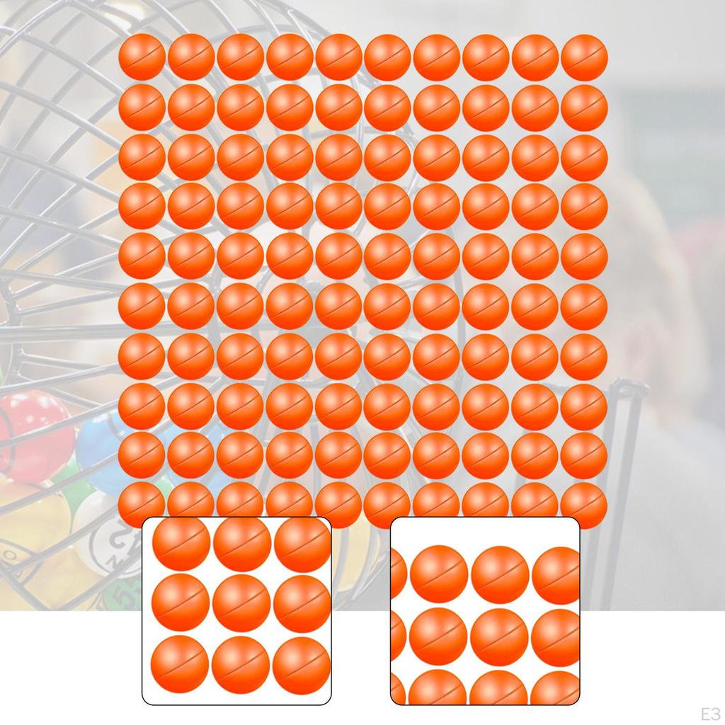 Raffle Balls Bingo for Party Decorative Compact Smooth Lightweight Decoration Round