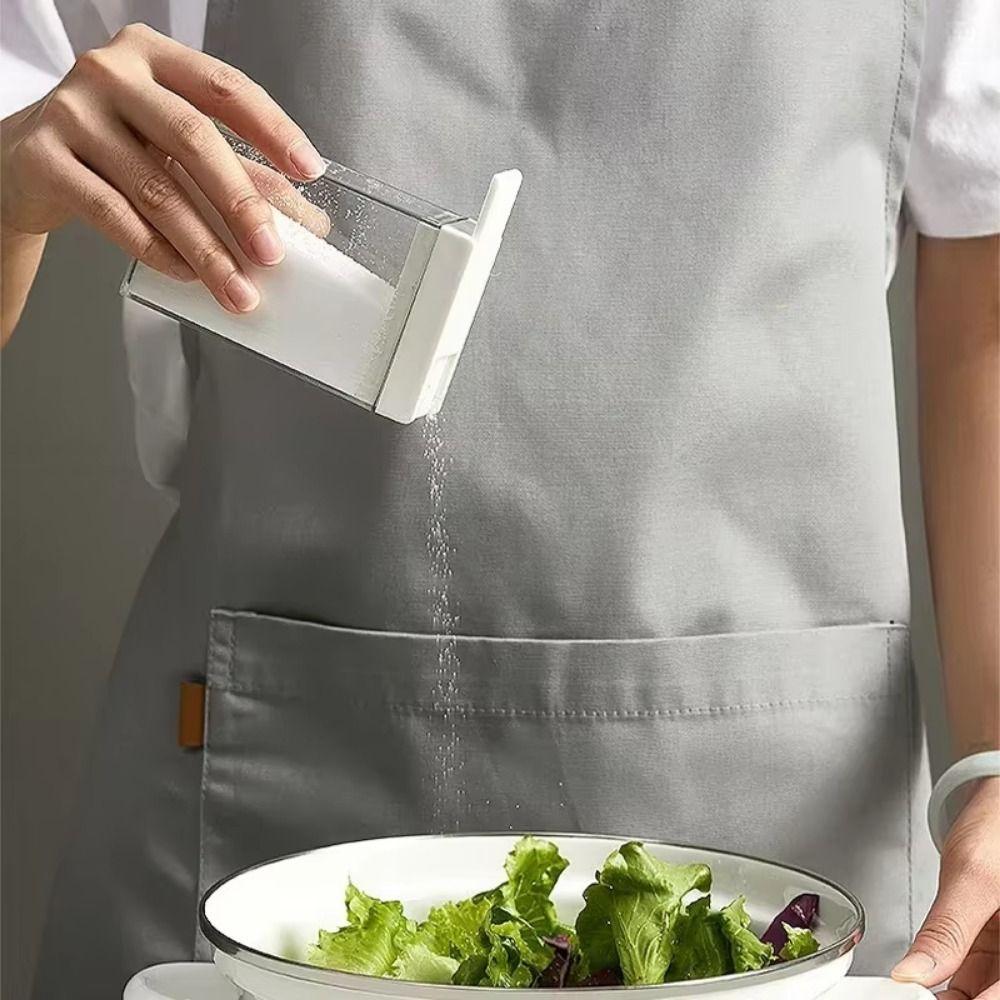Clear Seasoning Spices Box 4 in 1 Spices Container Set Seasoning Condiment Box Household