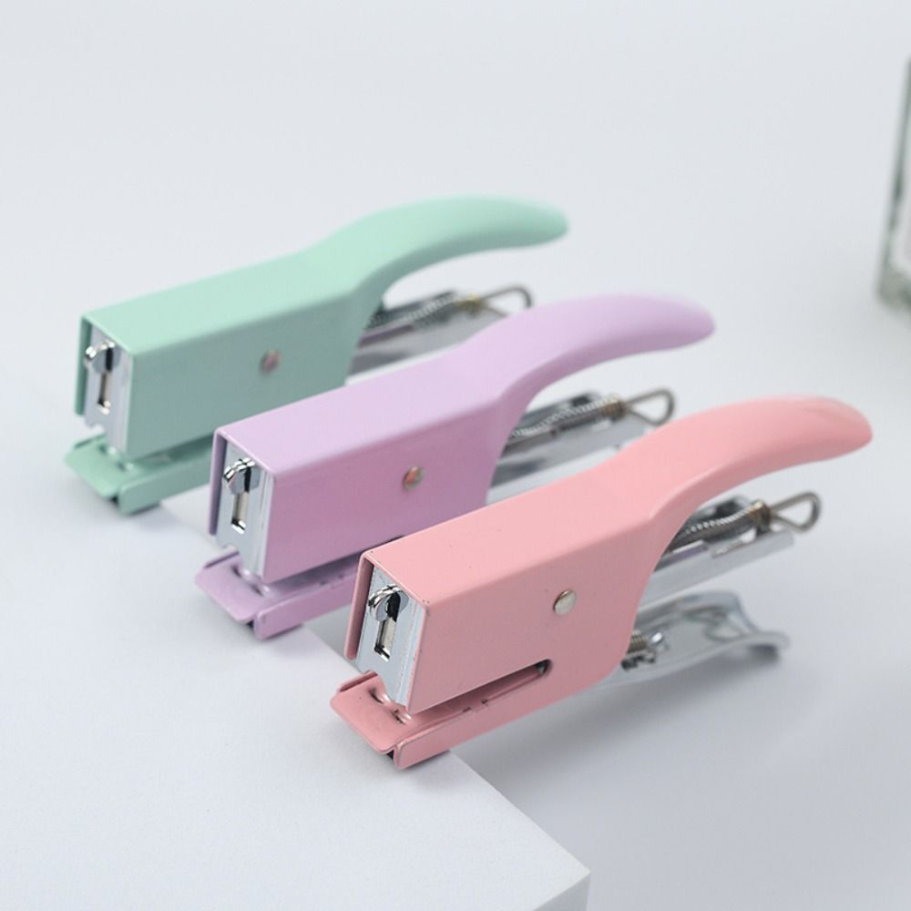 Paper Fixing Paper Staplers Office Binding Tools Hand-Held Stapler Paper Binder Set School Supplies
