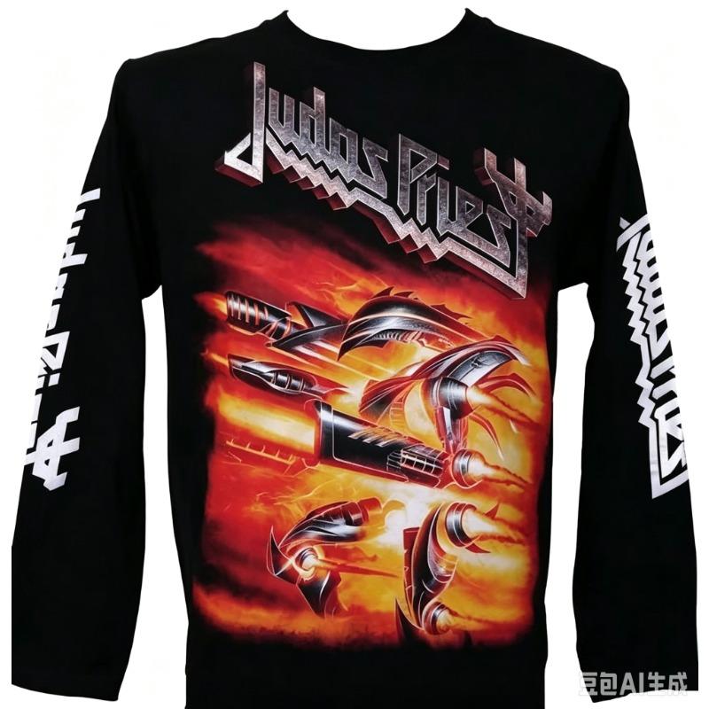 2026 Рок Judas Priest Группа 3D Печать Лонгслив Футболка Мужчины Женщины Мода Хип-хоп Оверсайз Топы Футболки Мужская Одежда харадзюку