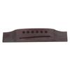 Yibuy 6-String Guitar Bridge, Rosewood Acoustic Guitar Bridge, 155x36.5mm