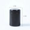 Mini Tea Can Metal Box Aluminum Alloy Portable Sealed Jar Travel Moisture-proof Solid Color Nut Candy Food Storage Container
