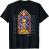 Футболка с графическим принтом Nintendo Zelda Stained Glass Protector