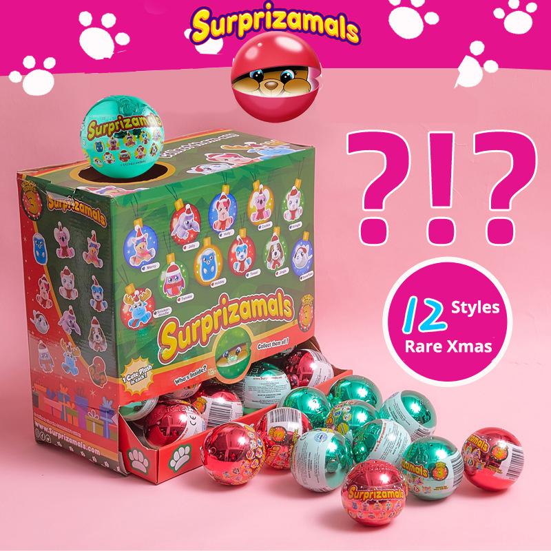 2/3 шт. подлинная новая Surprizamall Ball Mystery Box Series 1-5 мини редкая милая плюшевая игрушка в виде животного подарок для мальчика девочки