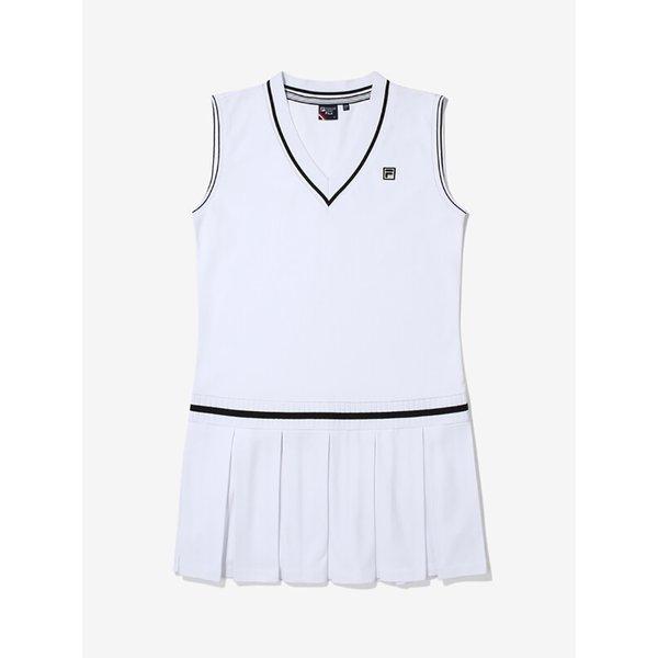 Fila Pique V Neck Vest Dress