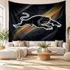 Penrith Panthers Wall Tapestry, Soft Fabric Wall Hanging, Decorative Backdrop For Bedroom Home Wall Art