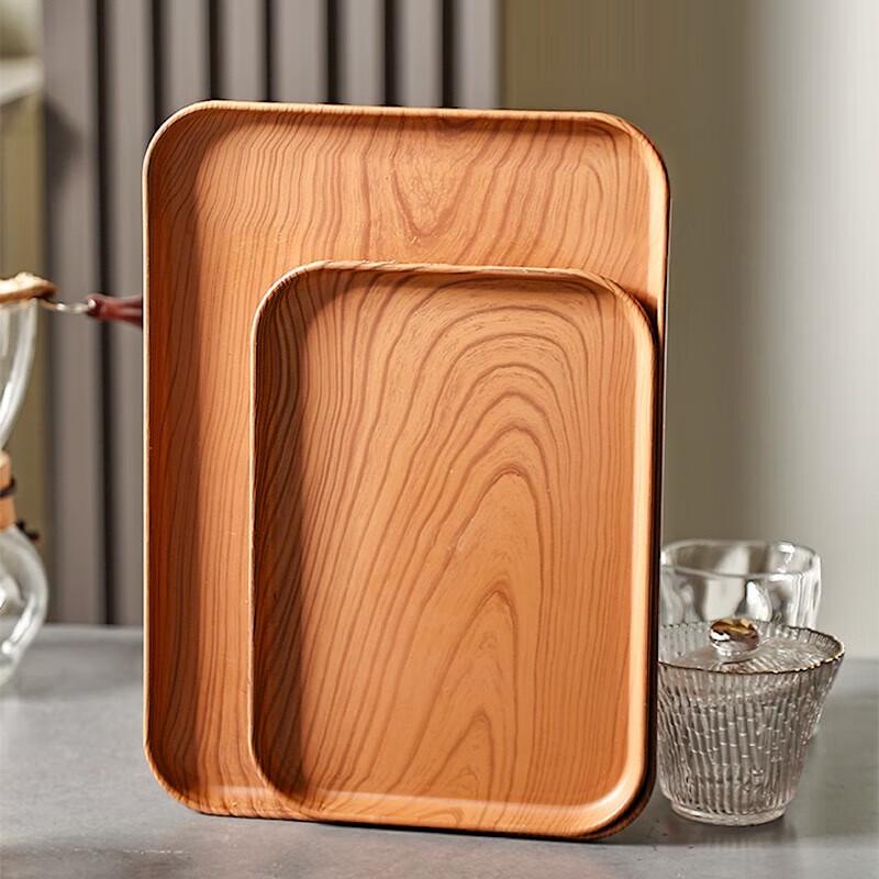 Japanese Style Imitation Wood Grain Serving Tray