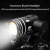 Bicycle Lights LED Headlights Aluminum Headlight T6 Lamp Beads Cycling Mountain Bike Lights Cycling Torch Equipment QD005