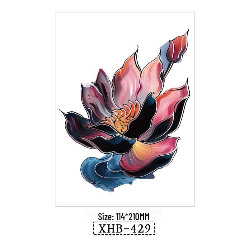 3D реалистичные временные татуировки-наклейки с изображением бабочек, тигров и змей