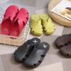 Rubber Slippers Sandals Beach Shoes Hole Men and Women Couple Slippers Baotou