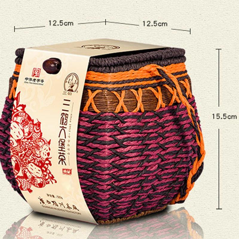 Чай темный SAN HE Cheng Lu Liu Bao Hei Cha, рассыпной черный чай Liu Pao, 500г