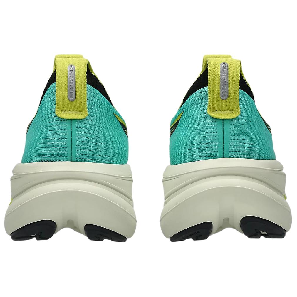 Asics Кроссовки для трейлраннинга Gel-Nimbus 28 Tr, мужские, цвет Aurora-Green Black, 1011C216-300