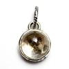 [World Accessories Carmelo] Кулон 'Кошка' из рутилового кварца, Стерлинговое серебро 925 пробы, Подвеска, Женская и Мужская